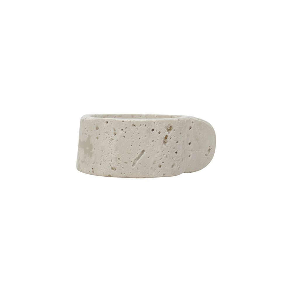 OPJET PARIS Tea Light Candle Holder Alice Travertine