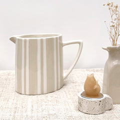 OPJET PARIS Tea Light Candle Holder Alice Travertine