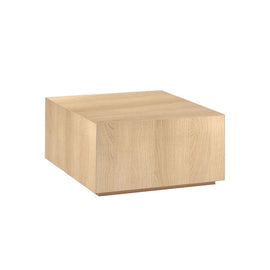 OPJET PARIS Square Coffee Table Maxime Oak 60cm