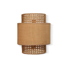 OPJET PARIS Wall Light Solaire Natural Raffia Natural 30cm