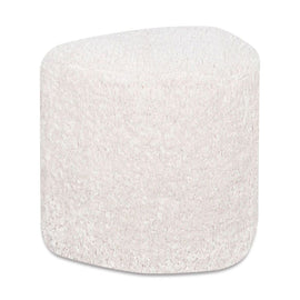 OPJET PARIS Stool Eva Fabric Faux-Fur White