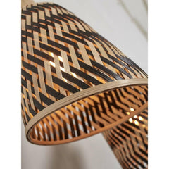 GOOD&MOJO Ceiling Lamp Java 2 Shade Bamboo