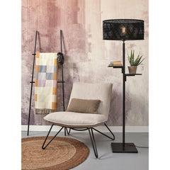 GOOD&MOJO Floor Lamp Java Shelves Bamboo 158cm