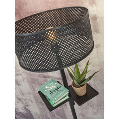 GOOD&MOJO Floor Lamp Java Shelves Bamboo 158cm