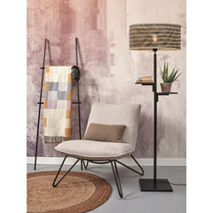 GOOD&MOJO Floor Lamp Java Shelves Bamboo 158cm