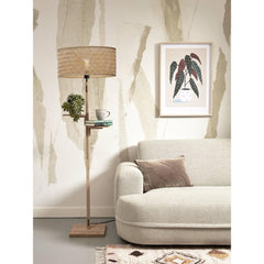 GOOD&MOJO Floor Lamp Java Shelves Bamboo 158cm