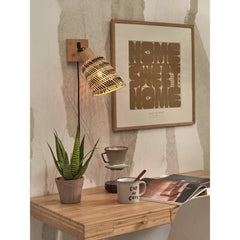 GOOD&MOJO Wall Lamp Java Bamboo 25cm
