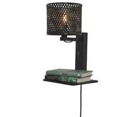 GOOD&MOJO Wall Lamp Java Shelf Bamboo 65cm