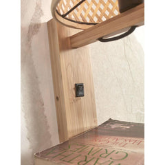 GOOD&MOJO Wall Lamp Java Shelf Bamboo 65cm