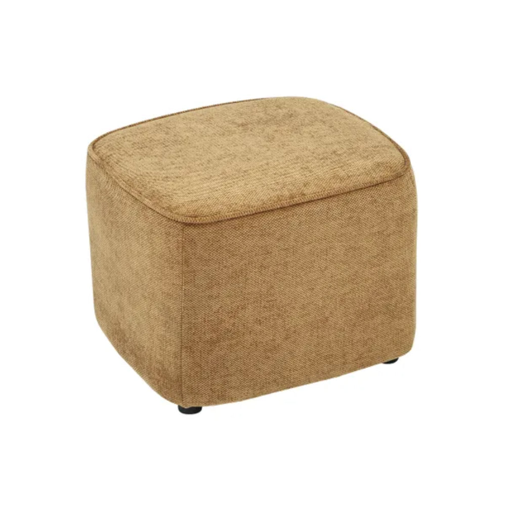 ZAGO Soft Touch Fabric Pouffe Jona
