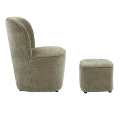 ZAGO Soft Touch Fabric Pouffe Jona
