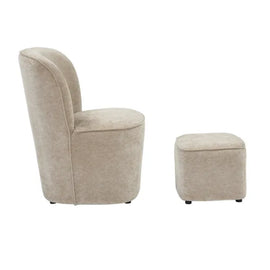 ZAGO Soft Touch Fabric Pouffe Jona