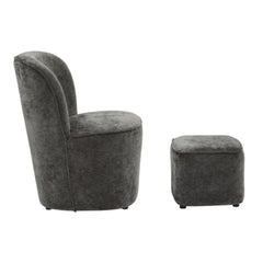 ZAGO Soft Touch Fabric Pouffe Jona