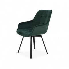 ZAGO Swivel Dining Chair Kana Velvet