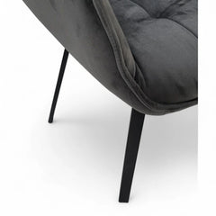 ZAGO Swivel Dining Chair Kana Velvet