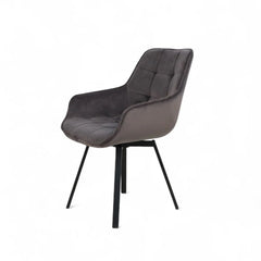ZAGO Swivel Dining Chair Kana Velvet
