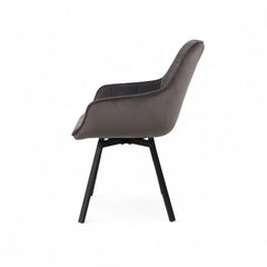 ZAGO Swivel Dining Chair Kana Velvet