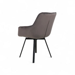 ZAGO Swivel Dining Chair Kana Velvet