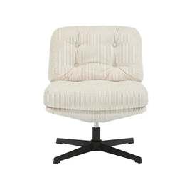 ZAGO Corduroy Swivel Armchair Karo