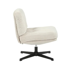 ZAGO Corduroy Swivel Armchair Karo