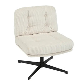 ZAGO Corduroy Swivel Armchair Karo