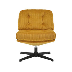 ZAGO Corduroy Swivel Armchair Karo