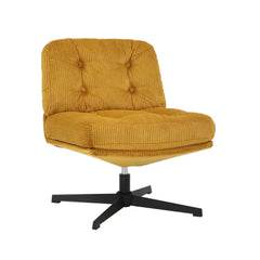 ZAGO Corduroy Swivel Armchair Karo