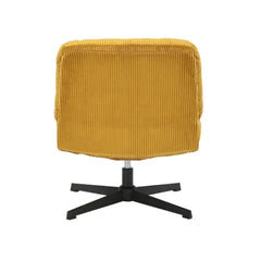 ZAGO Corduroy Swivel Armchair Karo