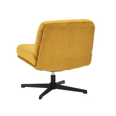 ZAGO Corduroy Swivel Armchair Karo