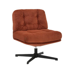 ZAGO Corduroy Swivel Armchair Karo