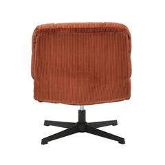 ZAGO Corduroy Swivel Armchair Karo