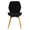 ZAGO Dining chair Keri Wood Legs Soft Touch Fabric