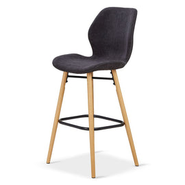 ZAGO Bar Stool Keri Soft Touch Fabric