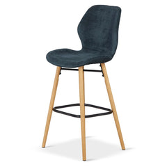 ZAGO Bar Stool Keri Soft Touch Fabric