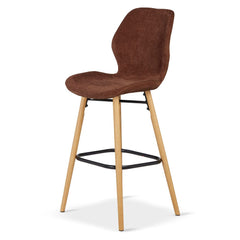 ZAGO Bar Stool Keri Soft Touch Fabric