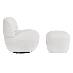 ZAGO Swivel Armchair Lana Terry Fabric