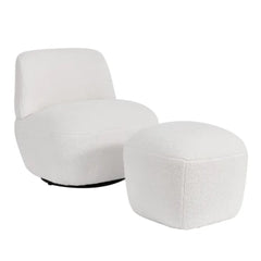 ZAGO Swivel Armchair Lana Terry Fabric
