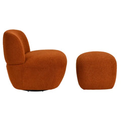 ZAGO Swivel Armchair Lana Terry Fabric