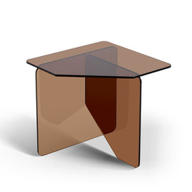 ZAGO Sofa End Lido Tempered Glass 50cm