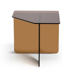 ZAGO Sofa End Lido Tempered Glass 50cm