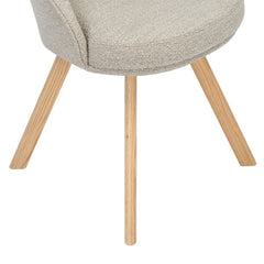 ZAGO Swivel Dining Chair Loumi Fabric