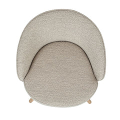 ZAGO Swivel Dining Chair Loumi Fabric