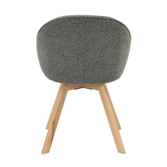 ZAGO Swivel Dining Chair Loumi Fabric