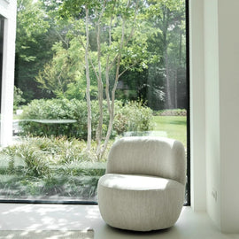 FURNIFIED 1 Seater Sofa Lucien 76cm