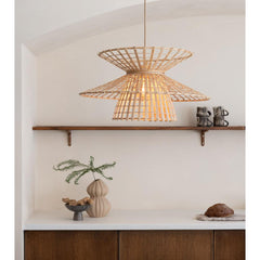 GOOD&MOJO Hanging Lamp Machu Picchu Bamboo 57cm