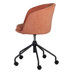 ZAGO Swivel Armchair Mado Soft Touch Salmon Fabric