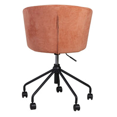 ZAGO Swivel Armchair Mado Soft Touch Salmon Fabric