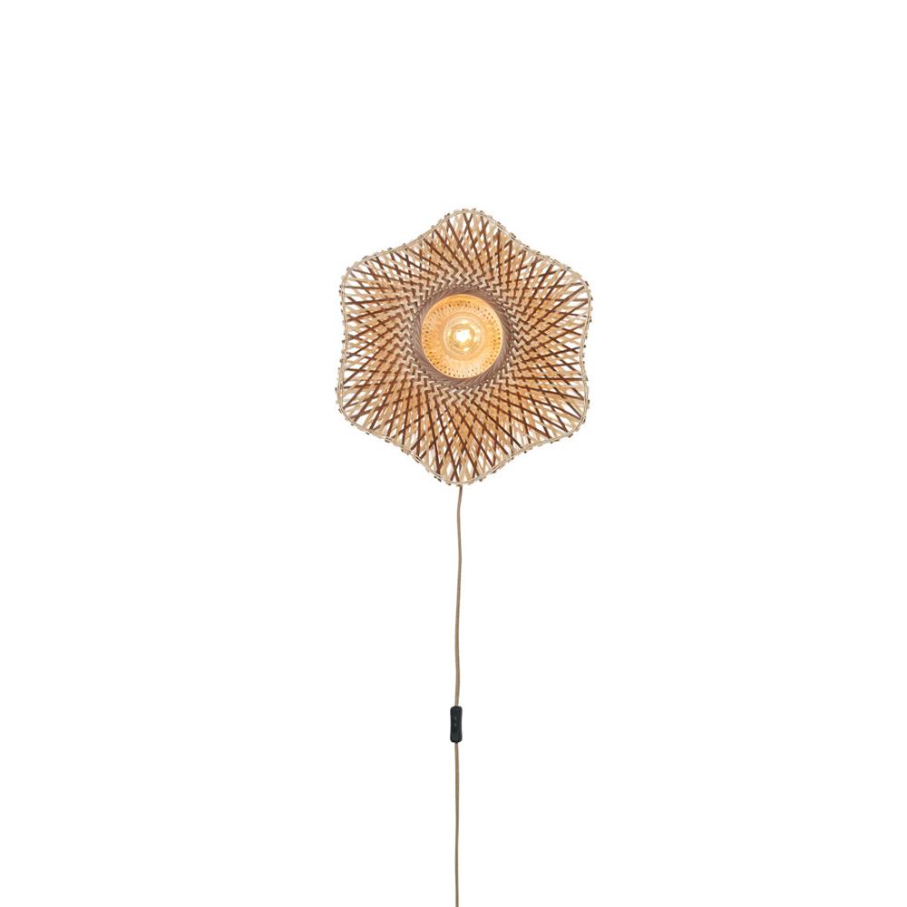 GOOD&MOJO Wall Lamp Madura Bamboo