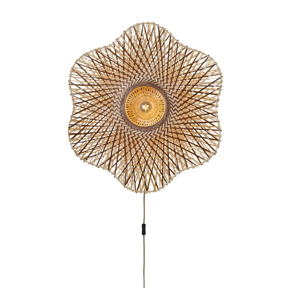 GOOD&MOJO Wall Lamp Madura Bamboo
