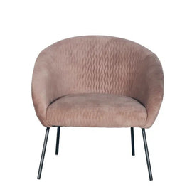 ZAGO Armchair Marco Metal Legs Velvet